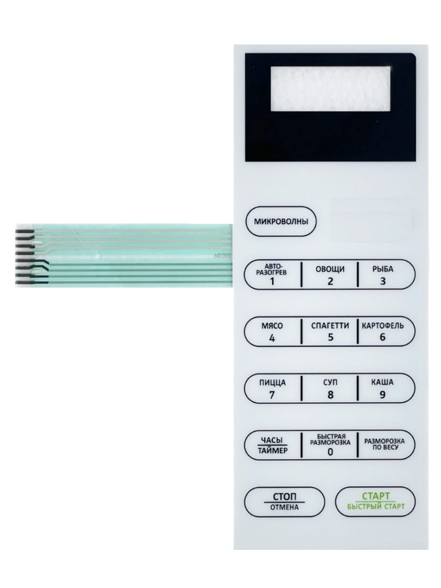 картинка 17170000001373 (MD390) Сенсорная панель для микроволновой СВЧ печи BBK 20MWS-728S/W от магазина Интерком-НН