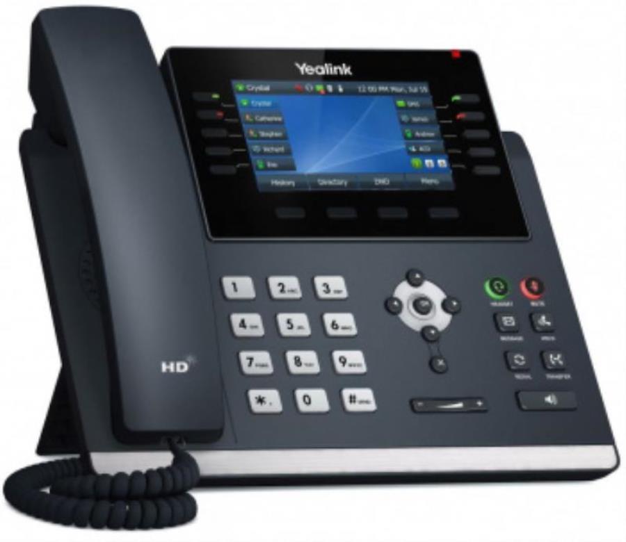 картинка Телефон SIP Yealink SIP-T46U черный от магазина Интерком-НН