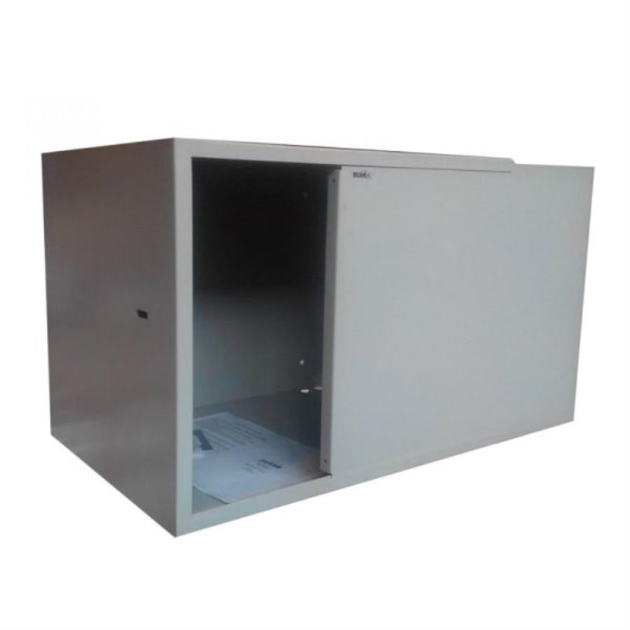 картинка Антивандальный шкаф 9U пенального типа, (Ш*Г*В 520х400х410мм) 19" направляющие, замок, серый от магазина Интерком-НН