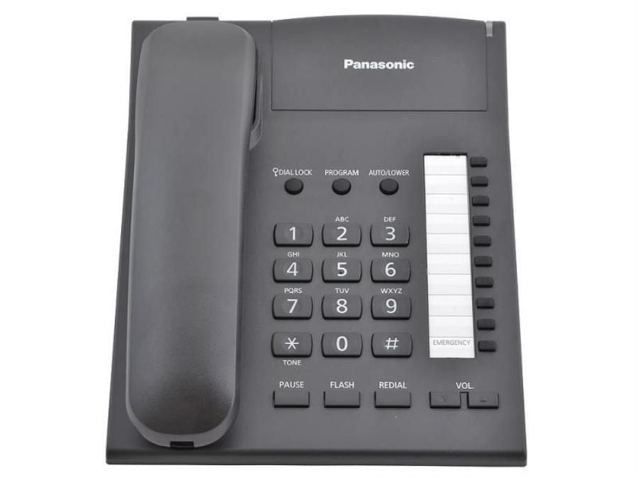 картинка Panasonic KX-TS2382RUB проводной телефон, цвет черный от магазина Интерком-НН