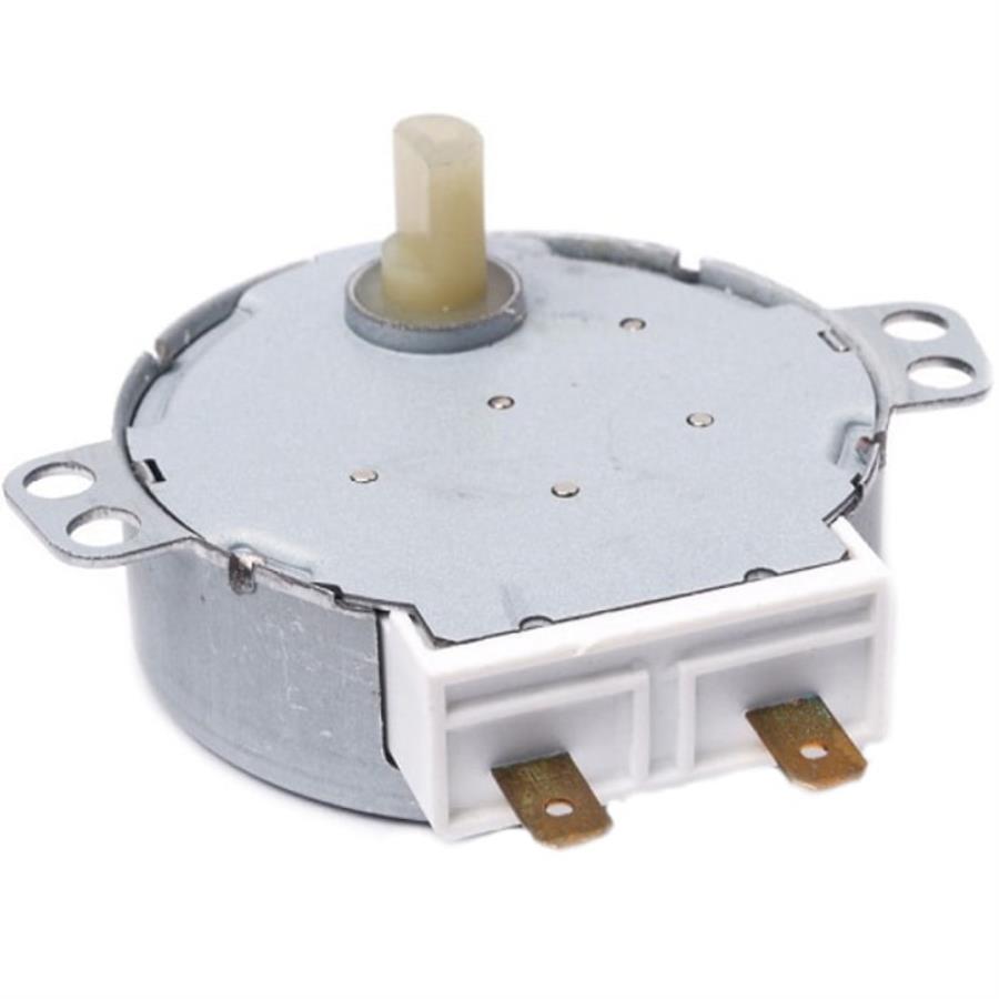 картинка Электродвигатель привода тарелки TYJ50-8A7 4об/мин для СВЧ (микроволновой печи), шток H=14мм  от магазина Интерком-НН