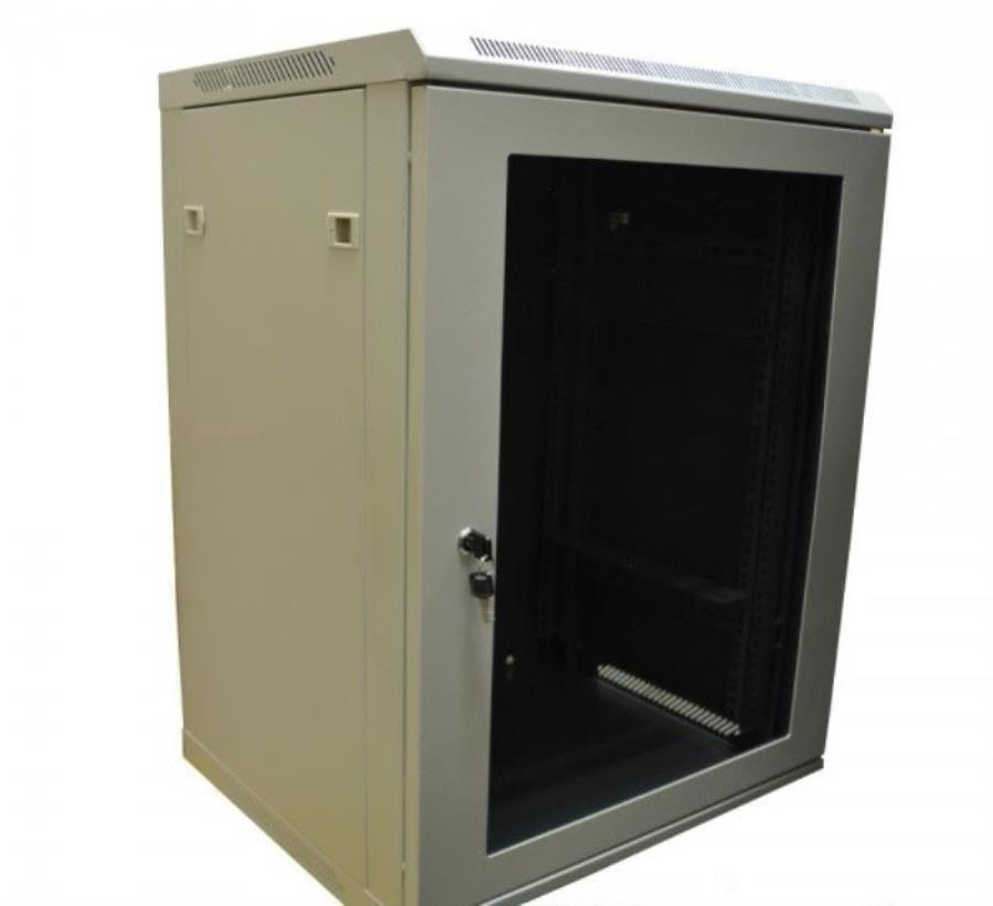 картинка Шкаф настенный 19", 12U (600x540) серый (WT-2230A-12U-600x540-F-G) от магазина Интерком-НН