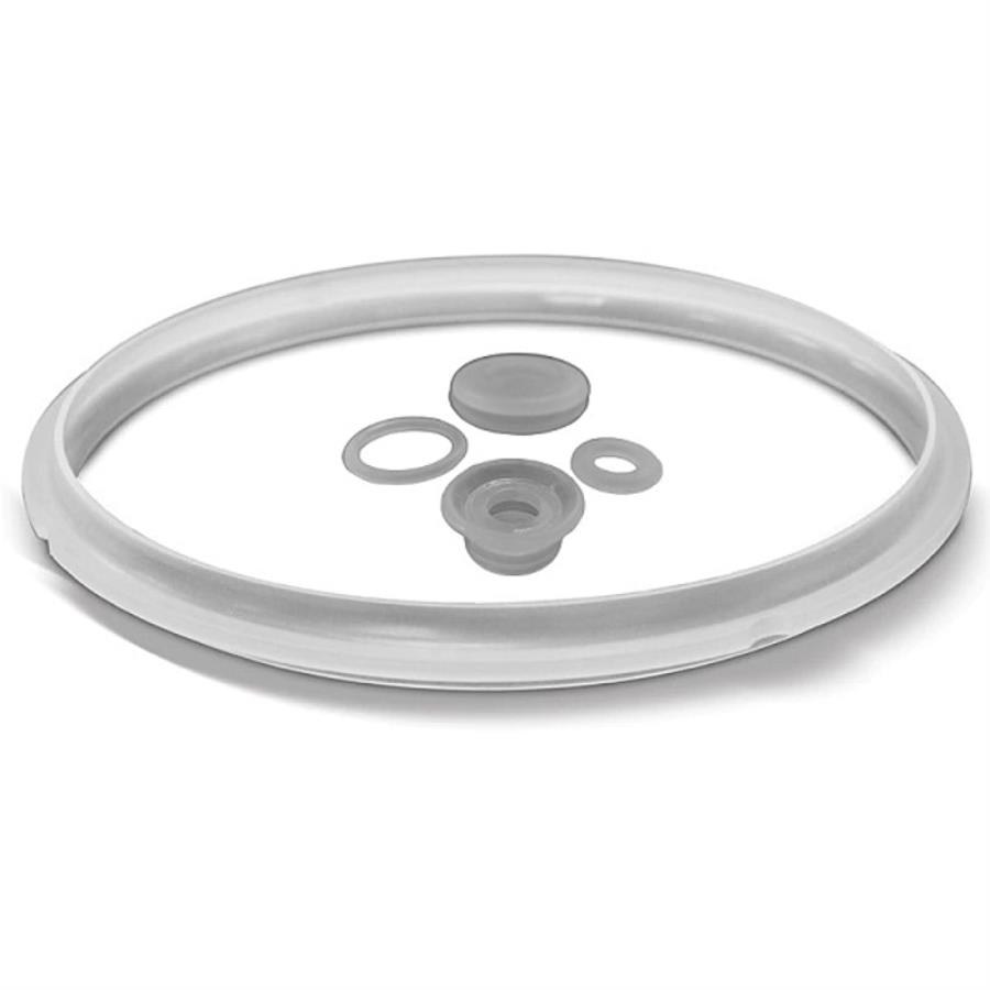 картинка Набор силиконовых уплотнителей крышки и клапанов мультиварки-скороварки объёмом 5-6 литров тип 2 от магазина Интерком-НН