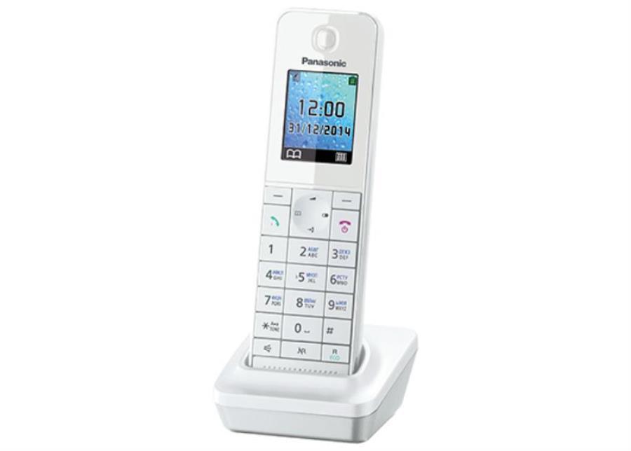 картинка Panasonic KX-TGHA20RUW - Дополнительная трубка DECT (радиотелефон) , цвет: белый  от магазина Интерком-НН