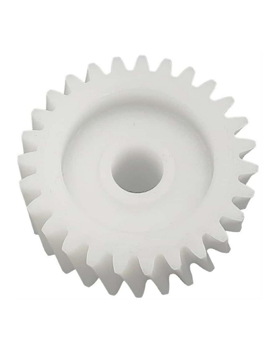 картинка Шестерня средняя KW715563-CH D=55/27мм, H=49/18мм, 10 прямых и 27 косых зубьев для мясорубки Kenwood от магазина Интерком-НН