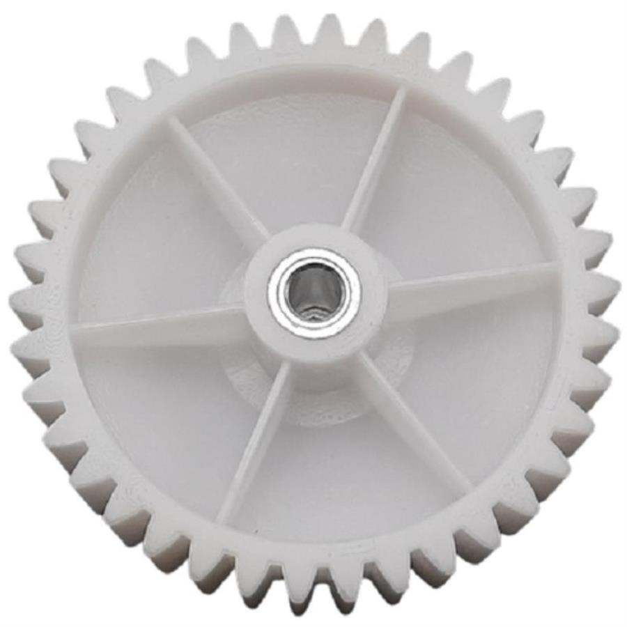 картинка Шестерня большая с валом D=81мм, H=80/22мм, 38 прямых зубьев для мясорубки Redmond от магазина Интерком-НН