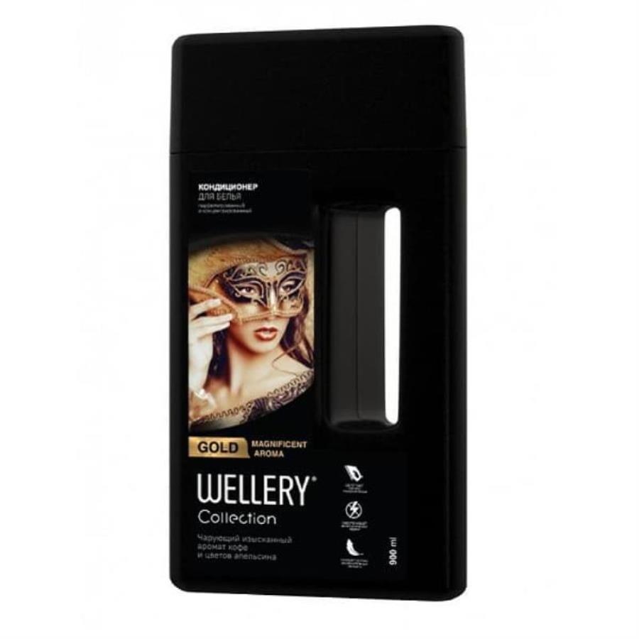 картинка Кондиционер для белья концентрированный WELLERY Collection GOLD 0,9л от магазина Интерком-НН