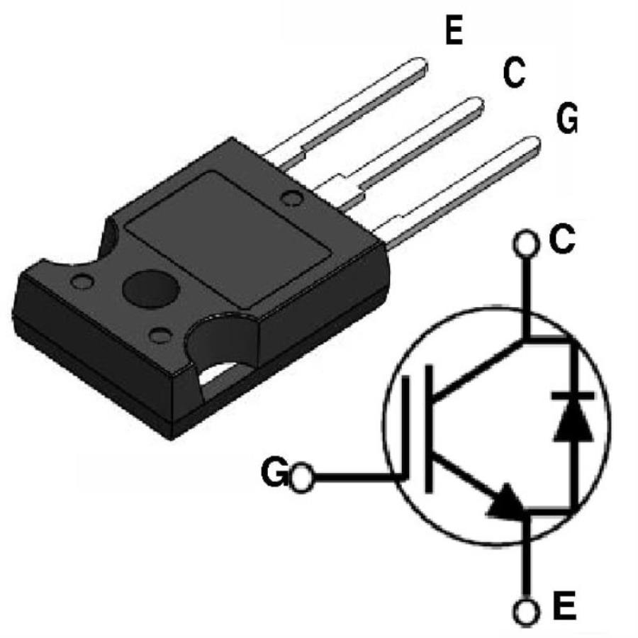 картинка Fairchild Semiconductor FGH60N60SMD, Транзистор, IGBT, Field Stop, 600В, 60А, [TO-3P] от магазина Интерком-НН