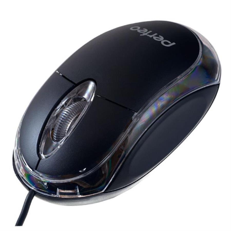 картинка Perfeo PF-010 Glow Мышь проводная с подсветкой (черная) от магазина Интерком-НН