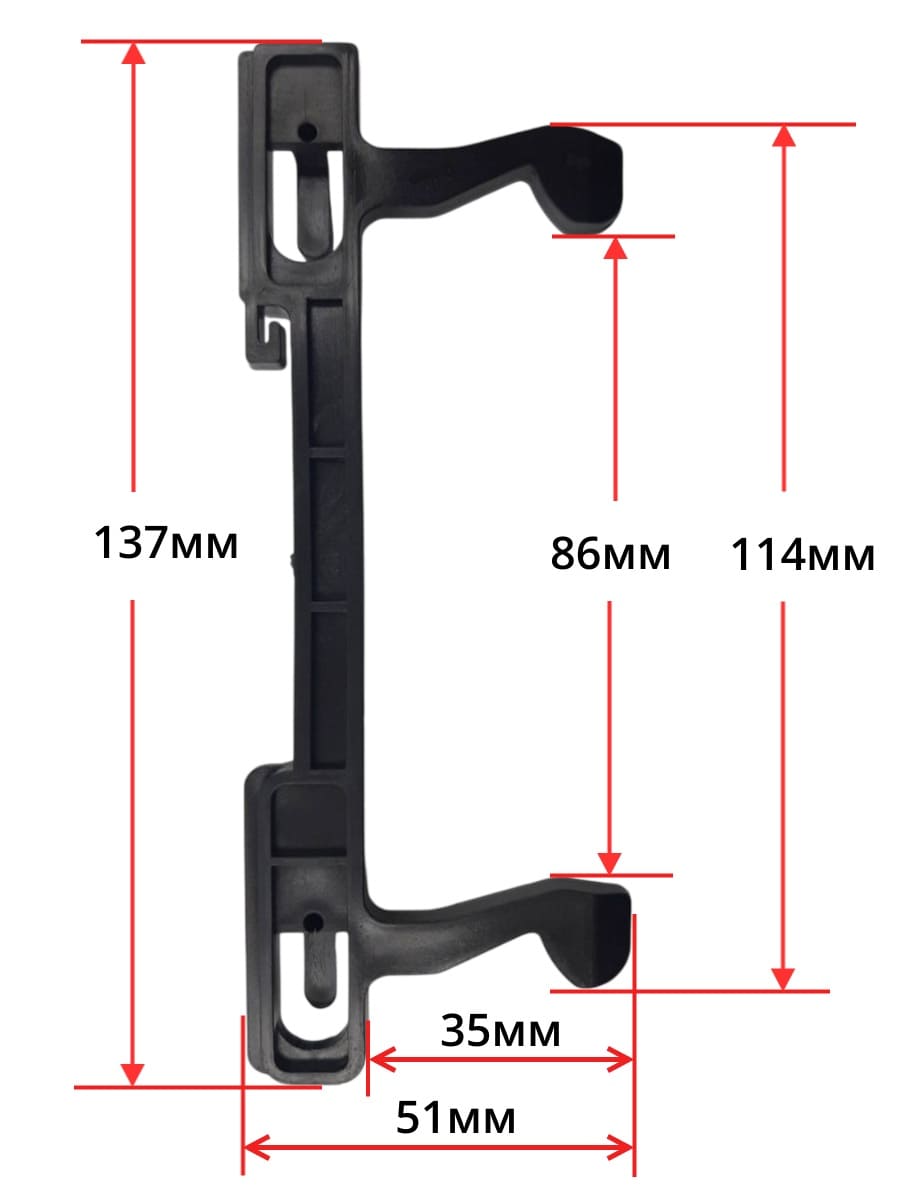 картинка Panasonic A301841V0ZP (HG23L) защелка двери (крючок) СВЧ NN-CT353B, NN-CT364, NN-GM342, NN-GT352 от магазина Интерком-НН