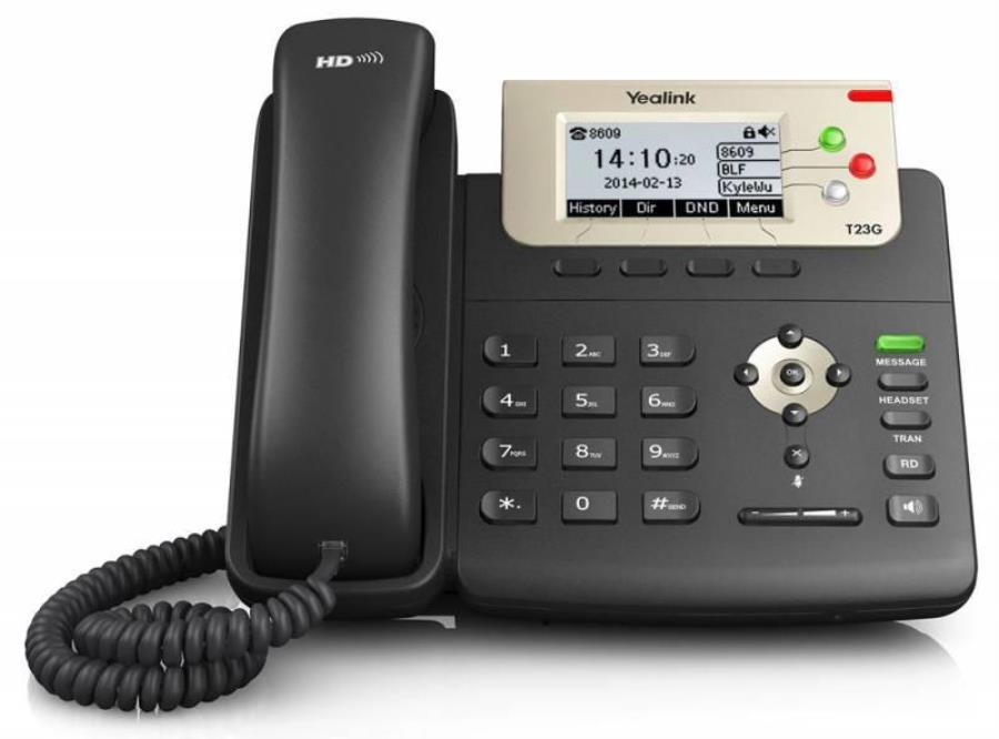 картинка Телефон SIP Yealink SIP-T23G черный от магазина Интерком-НН