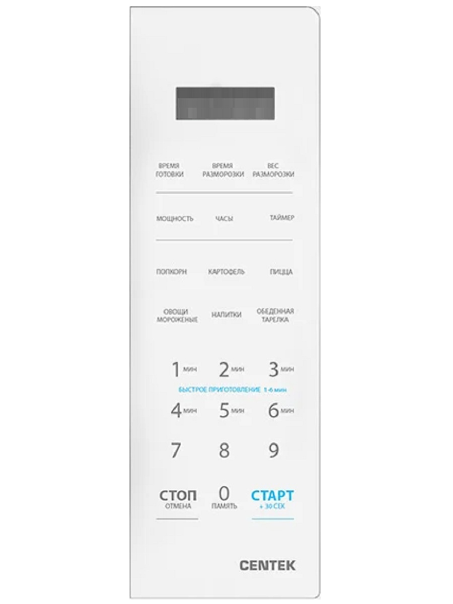 картинка Centek CT-1551W-SP Сенсорная панель для микроволновой СВЧ печи CT-1551 белый от магазина Интерком-НН