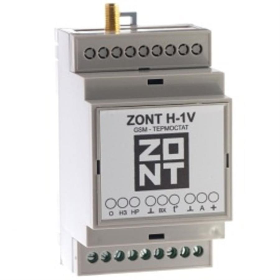 картинка ZONT H-1V GSM-контроллер на DIN рейку управление котлом и бойлером с поддержкой OpenTherm от магазина Интерком-НН