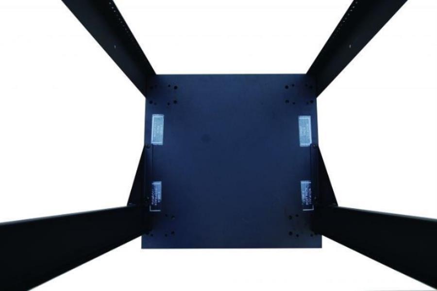 картинка Стойка 19" 28U двухрамная, высота (600х600х1392), черная (упакована в 2 коробки) от магазина Интерком-НН