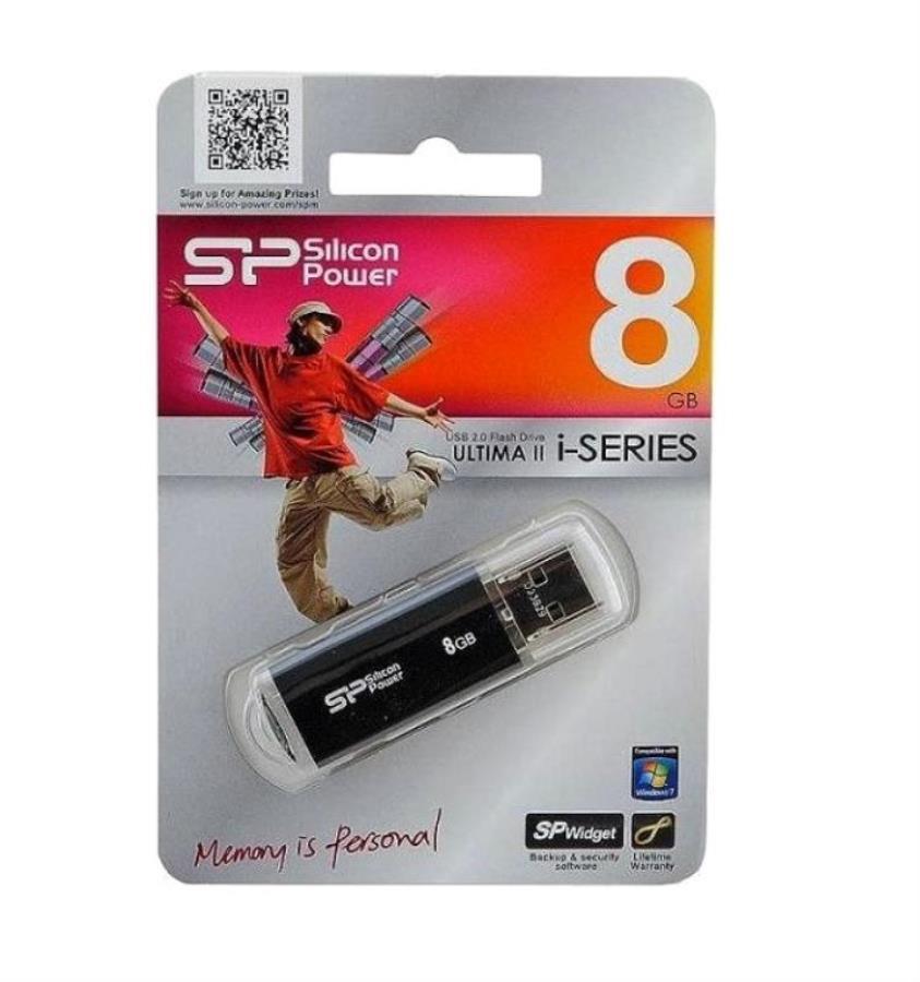 картинка Память USB 8Gb Silicon Power Ultima II черный 2.0 (SP008GBUF2M01V1K) от магазина Интерком-НН