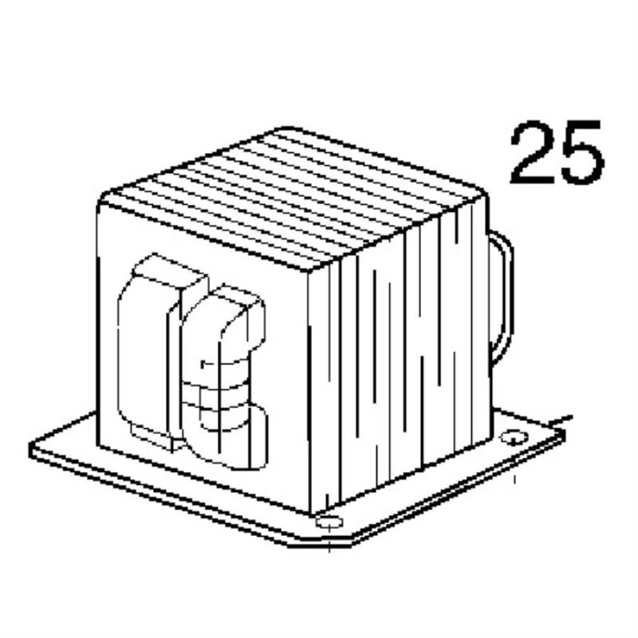 картинка Panasonic F621B6S10LP Трансформатор для СВЧ NN-G335, NN-S215, NN-S235 800 Вт от магазина Интерком-НН