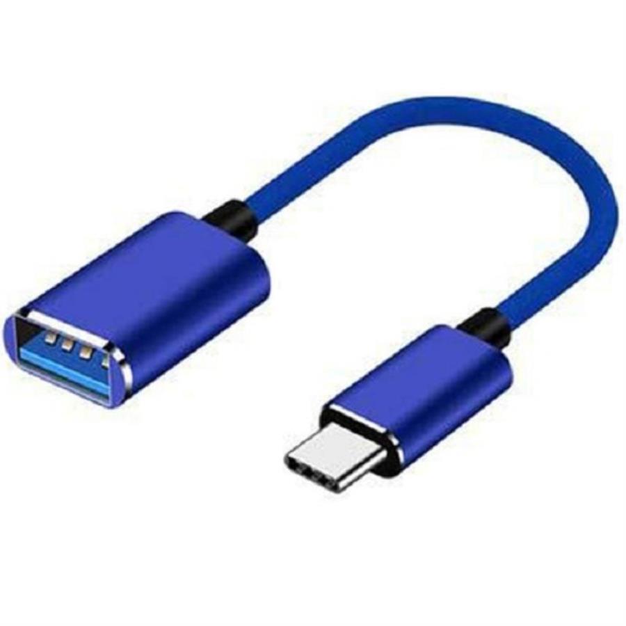картинка Кабель-переходник OTG DN2601T4 USB 2.0 -Type C, синий от магазина Интерком-НН