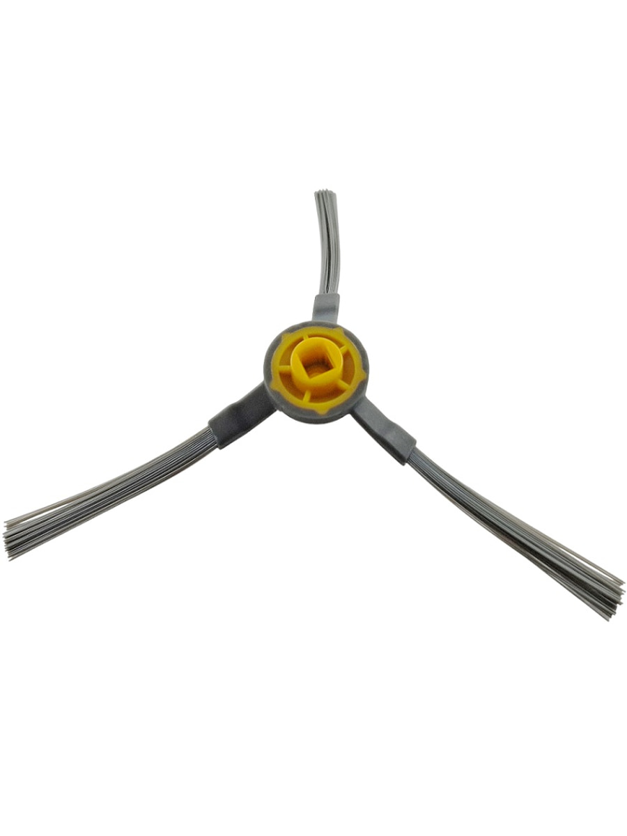 картинка Щетка боковая для робот-пылесоса установка квадрат 6мм, окружность 160мм, правая, серый-желтый от магазина Интерком-НН