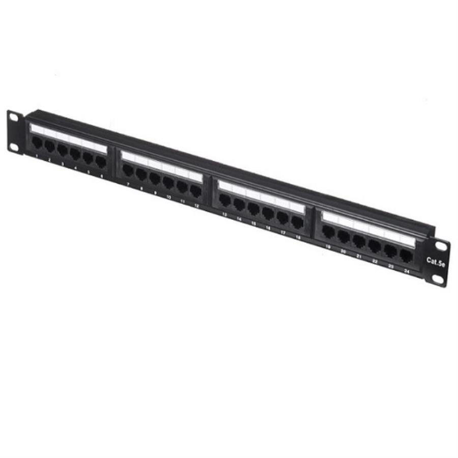 картинка Патч-панель UTP, 19", 24 порта RJ45, cat.5е, 1U, 110 Type, "L" LanCable  от магазина Интерком-НН