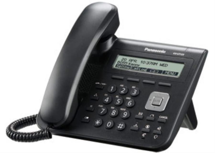 картинка Panasonic KX-UT123RU-B Проводной SIP телефон от магазина Интерком-НН