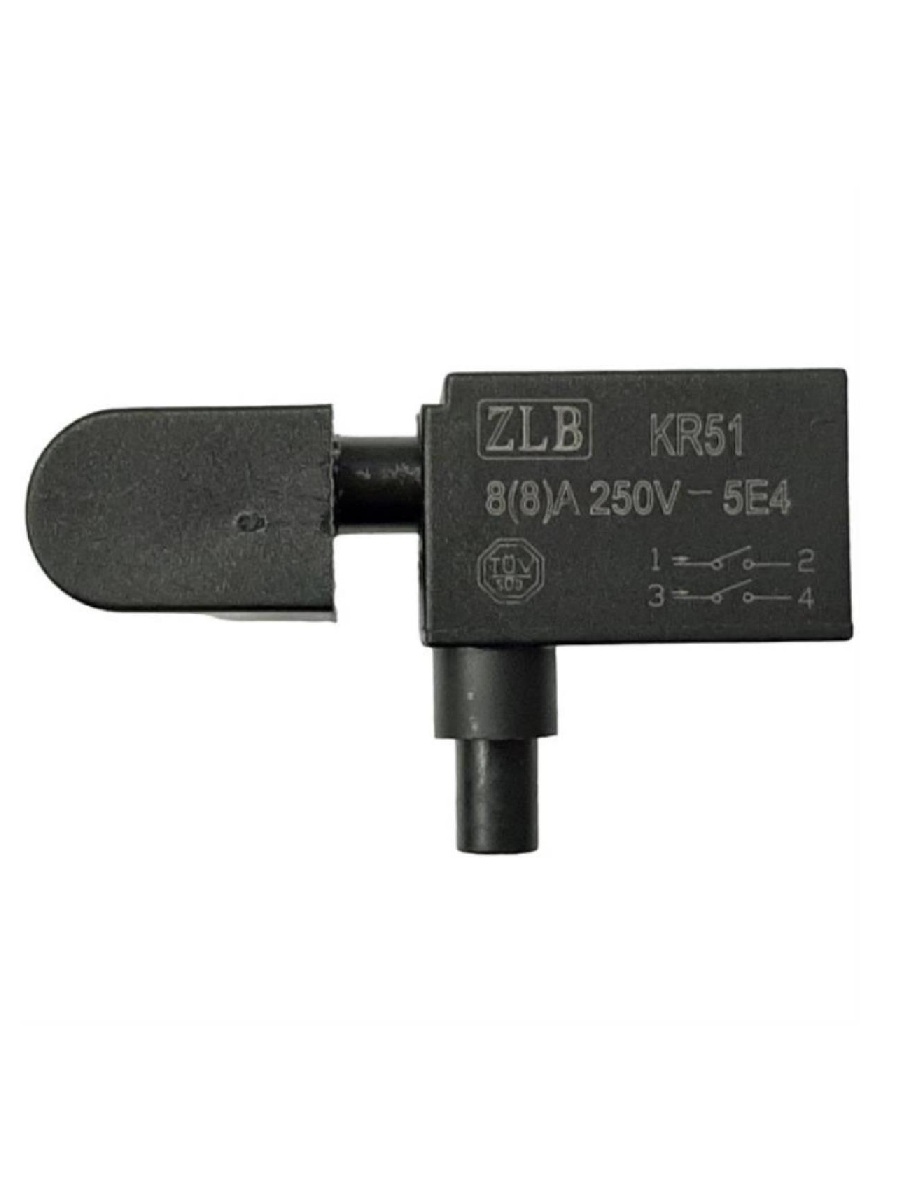 картинка Выключатель KR51 (202) с фиксатором 8A, 250V для электроинструмента  от магазина Интерком-НН