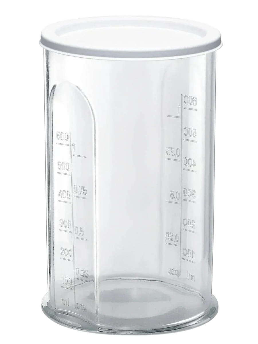 картинка Bosch MSM66150-MSK Мерный стакан с белой крышкой для блендера MSM66150 от магазина Интерком-НН