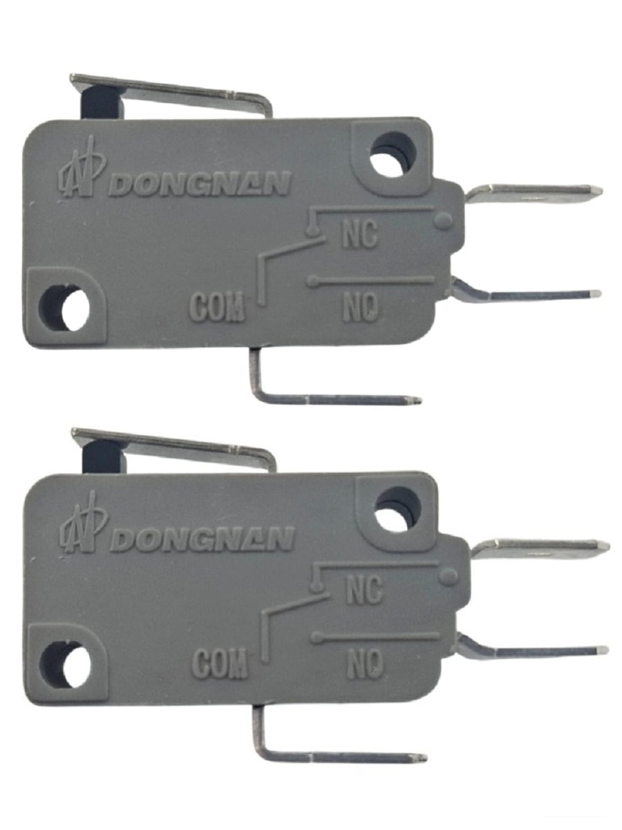 картинка Микропереключатель 2 шт. Dongnan KW3A-16Z1-A200 3-х контактный 16(4)A 250V с рычагом 14мм от магазина Интерком-НН