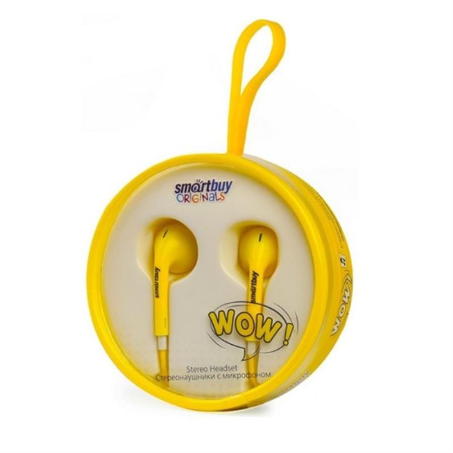 картинка Smartbuy SBH-860 Мобильная гарнитура WOW, желтая от магазина Интерком-НН