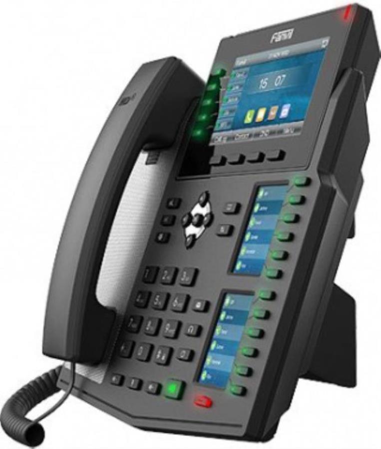 картинка Телефон IP Fanvil X6U черный от магазина Интерком-НН