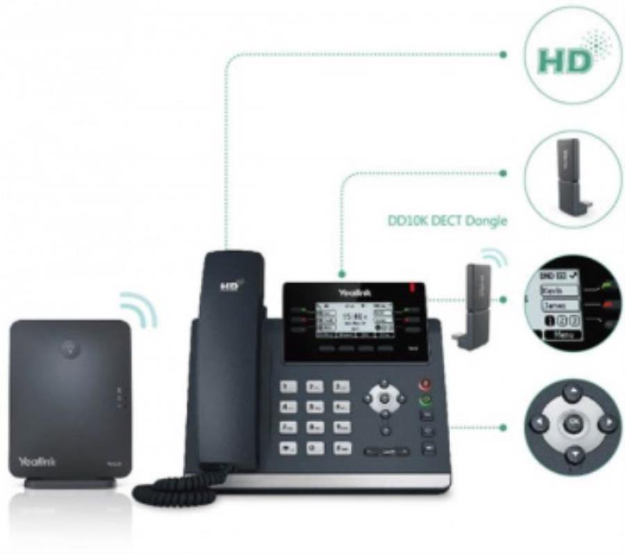 картинка Телефон SIP Yealink W41P черный от магазина Интерком-НН