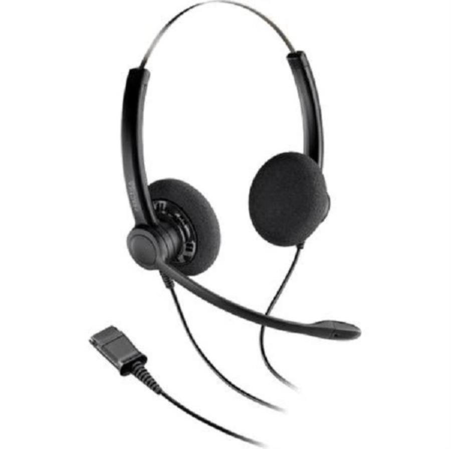 картинка Plantronics SP12-QD - гарнитура телефонная два наушника с разъемом  Practica-QD от магазина Интерком-НН