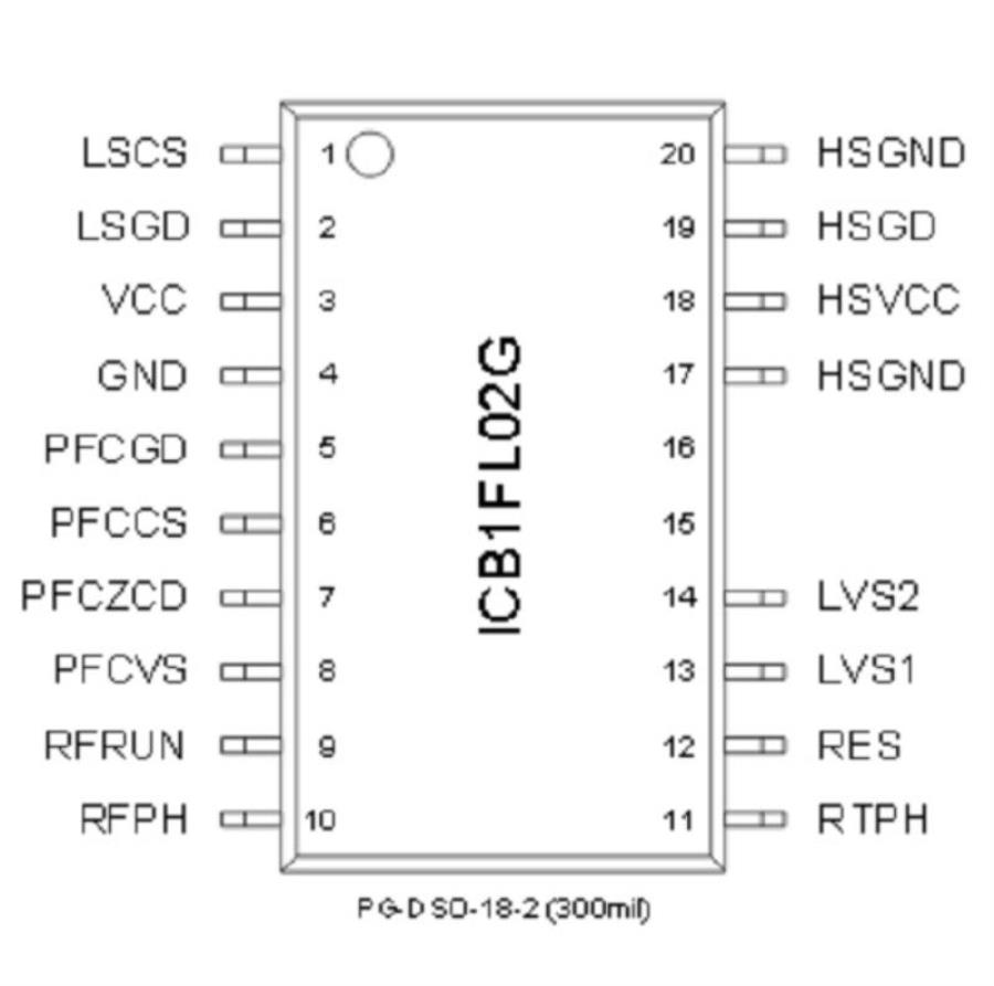 картинка ICB1FL02GXUMA1, Контроллер балласта лампы [PDSO-18] от магазина Интерком-НН