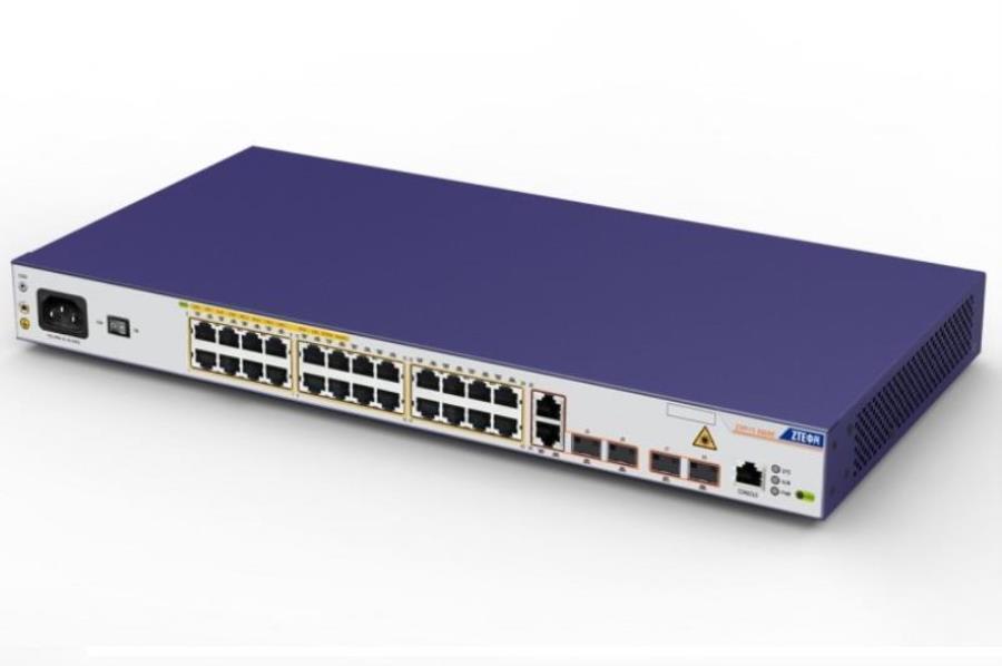 картинка ZTE 2928E AC 24 ports 10/100TX 2GE Comb Коммутатор от магазина Интерком-НН