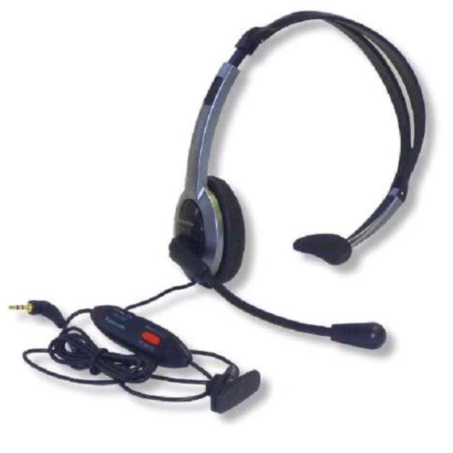 картинка Panasonic RP-TCA430E-S гарнитура для проводных и DECT телефонов штекер 2,5 мм, регулировка громкости от магазина Интерком-НН