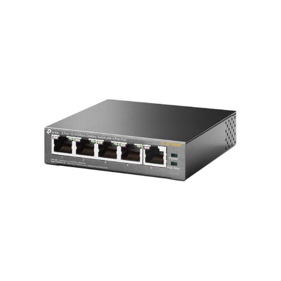 картинка TP-Link TL-SF1005P неуправляемый коммутатор 5-портовый с поддержкой PoE на 4 портах от магазина Интерком-НН