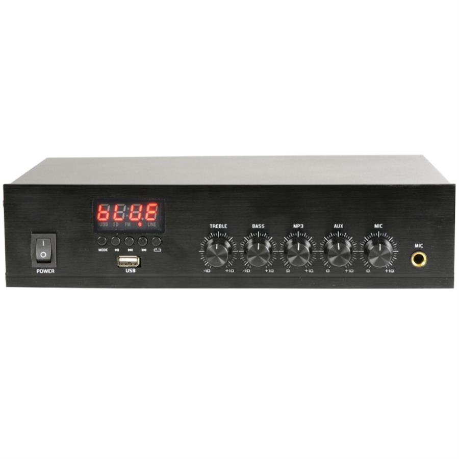 картинка MKV Pro PA-1060 трансляционный усилитель 60Вт, USB, Bluetooth, FM от магазина Интерком-НН