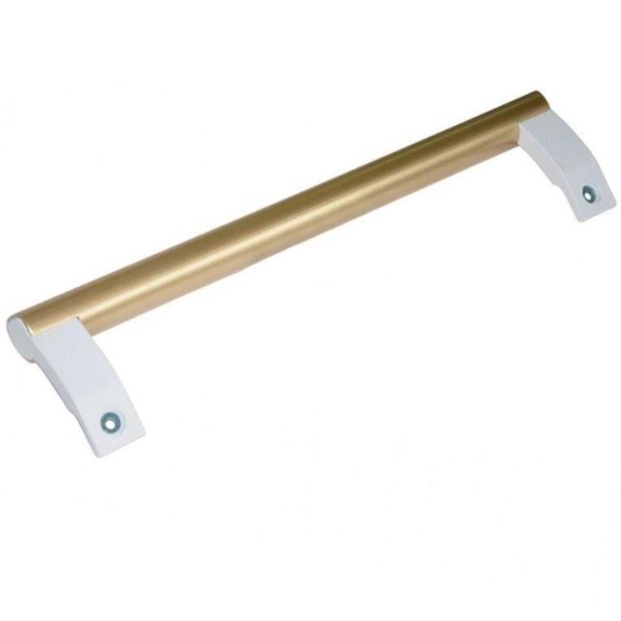 картинка Ручка вертикальная 320мм между креплениями (золото-белая) для холодильника Bosch от магазина Интерком-НН