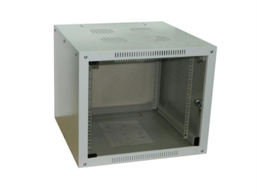 картинка Шкаф настенный 19", 12U, (600x600x640) разборный, серый, серия NOP (Netko) от магазина Интерком-НН