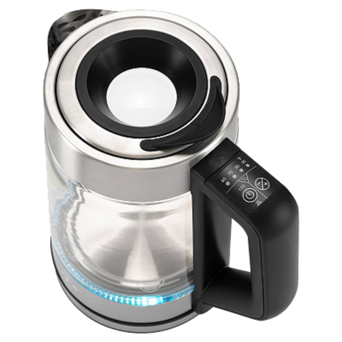 картинка Polaris PWK 1725CGLD Wi-Fi IQ Home электрический чайник, 2200Вт, объем 1.7 л,  стекло от магазина Интерком-НН