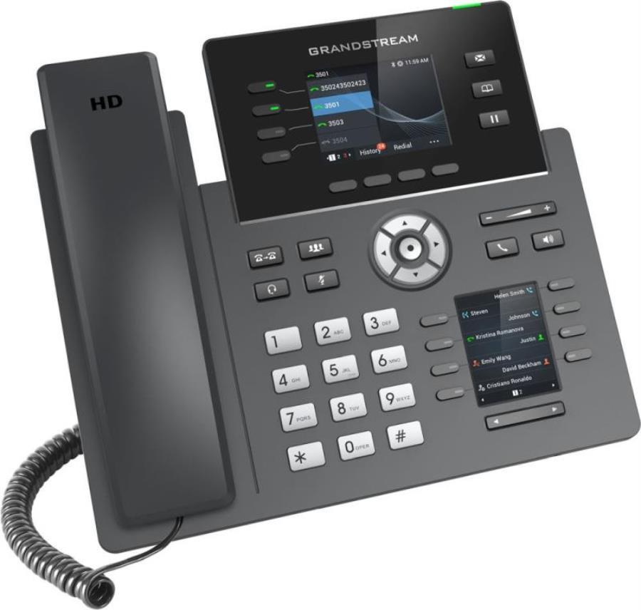 картинка Телефон IP Grandstream GRP-2614 черный от магазина Интерком-НН