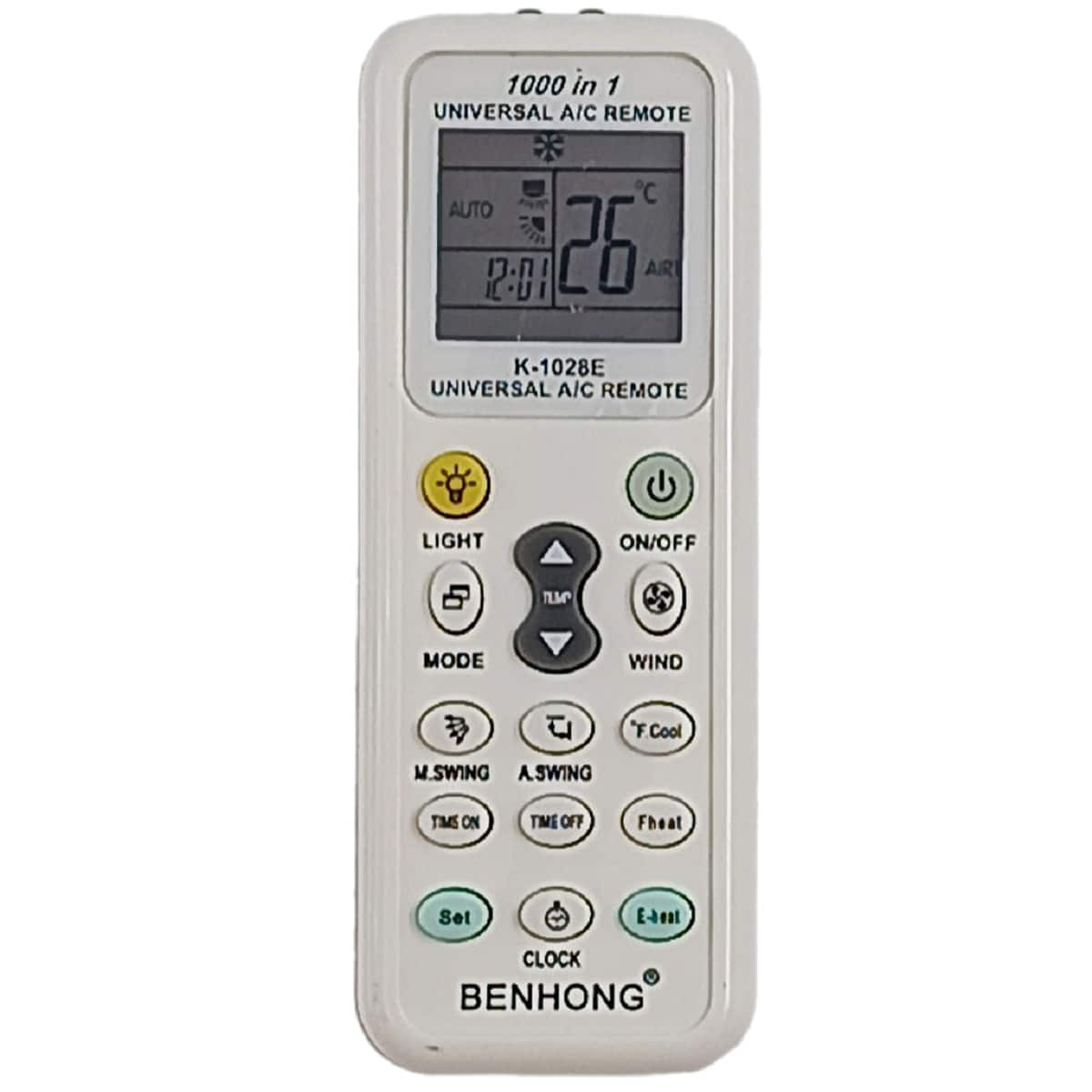 картинка Пульт Benhong K-1028E универсальный для кондиционера от магазина Интерком-НН