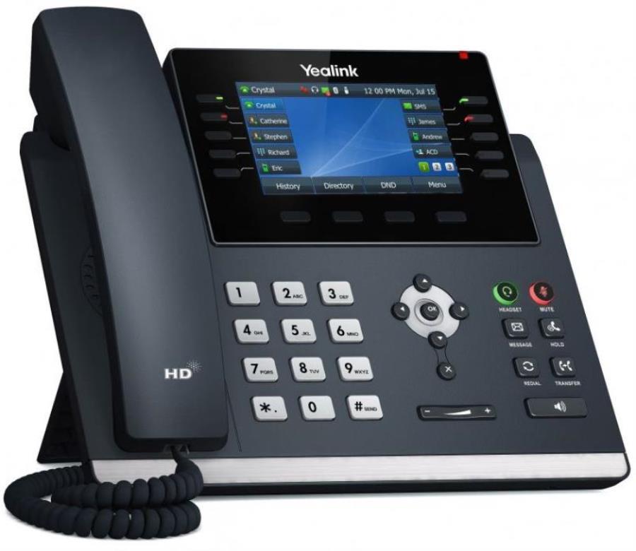 картинка Телефон SIP Yealink SIP-T46U черный от магазина Интерком-НН