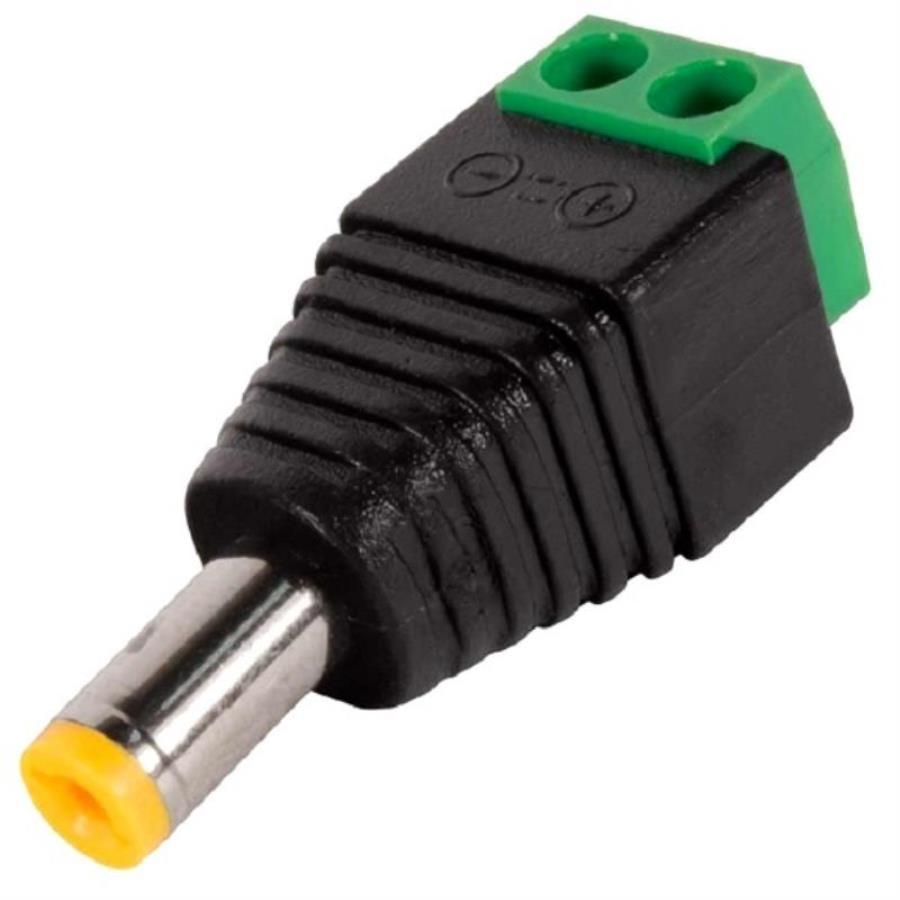 картинка Разъем DC FW-16 штекер питания с клеммной колодкой, под винт   от магазина Интерком-НН