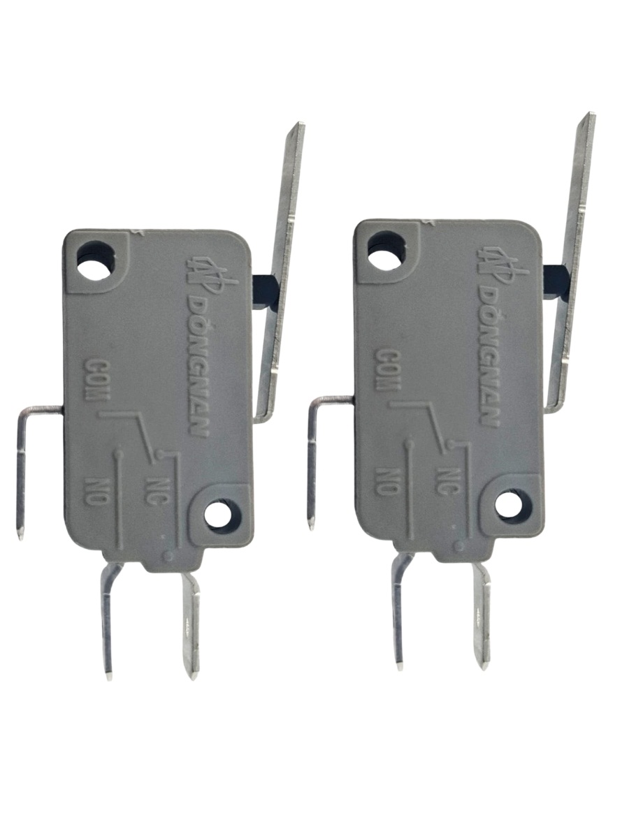 картинка Микропереключатель 2 шт.Dongnan KW3A-16Z3-A200 3-х контактный 16(4)A 250V с рычагом 27мм от магазина Интерком-НН