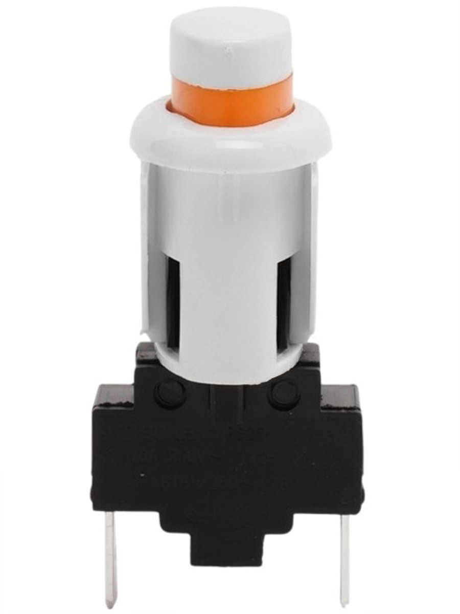 картинка Gefest ПКН-507-113 кнопка подсветки духовки 2-х контактная 16A, 250V для плиты Гефест, Дарина GM341 от магазина Интерком-НН