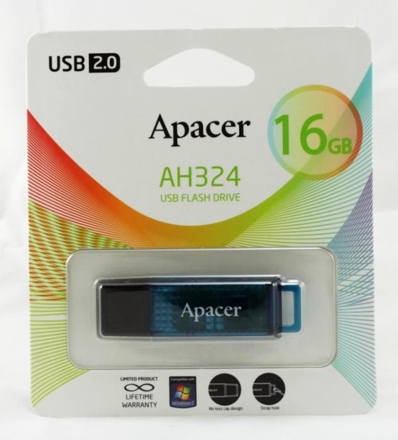 картинка Память USB 4Gb Apacer AH324 голубой аква от магазина Интерком-НН
