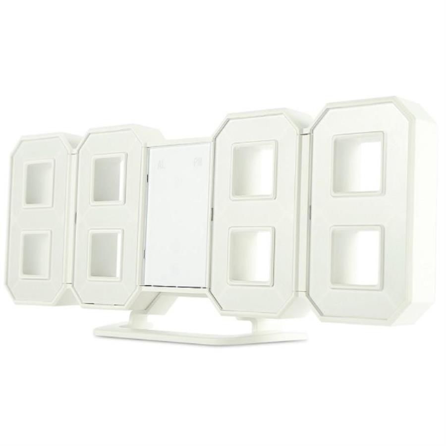 картинка Светодиодные TS-S60-W настольные/настенные часы с функцией будильника от магазина Интерком-НН