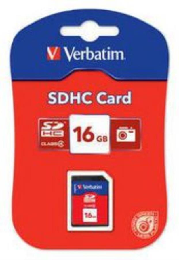 картинка Память SD 16Gb Verbatim SDHC class4 от магазина Интерком-НН