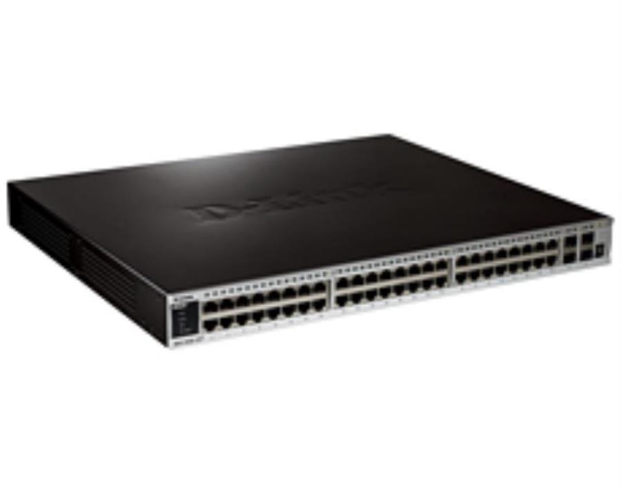 картинка D-Link DGS-3420-52T Управляемый стекируемый коммутатор уровня 2+ с 48 портами от магазина Интерком-НН