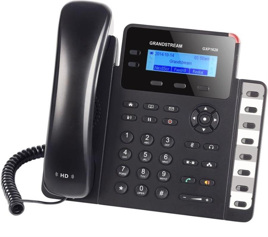 картинка Телефон IP Grandstream GXP-1628 черный от магазина Интерком-НН